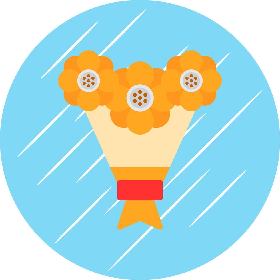 Bouquet Vector Icon Design