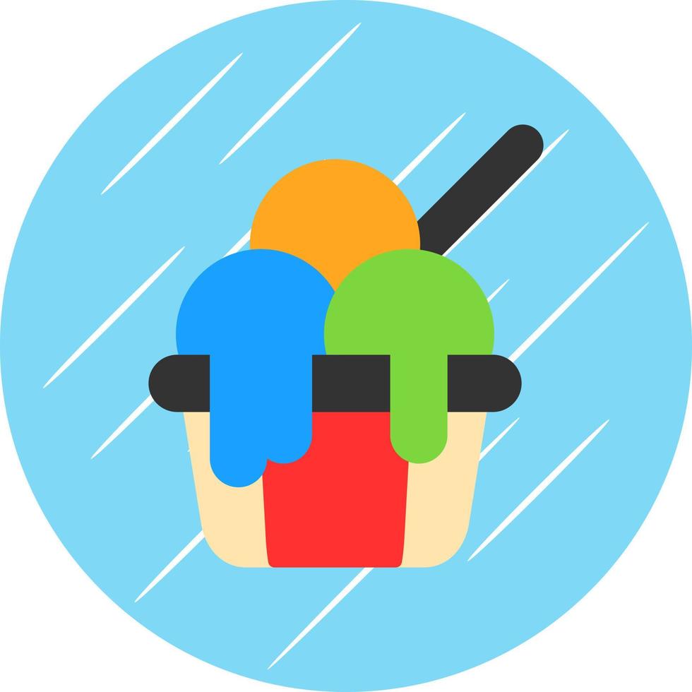 Ice Cream Vector Icon Design