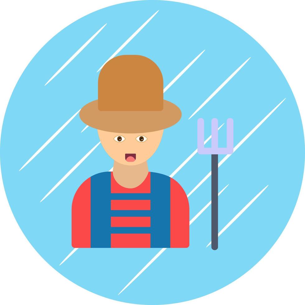 Farmer Vector Icon Design