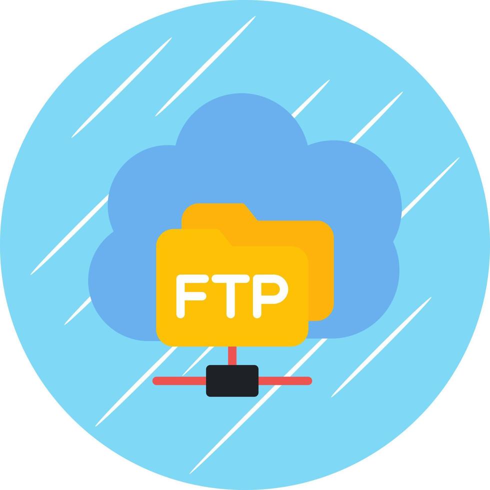 diseño de icono de vector ftp