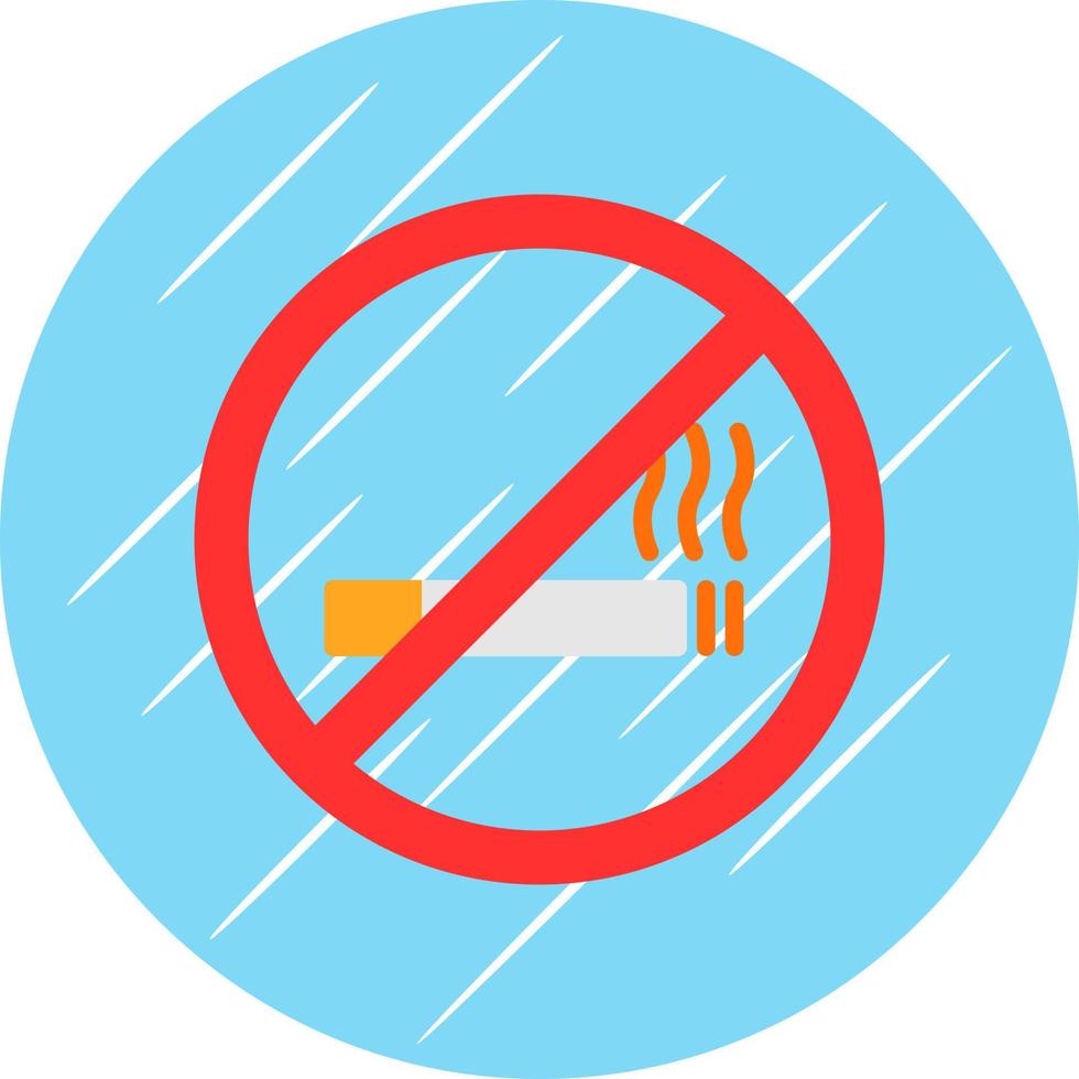 No Smoking Vector Icon Design