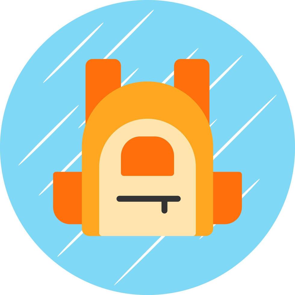 Backpack Vector Icon Design