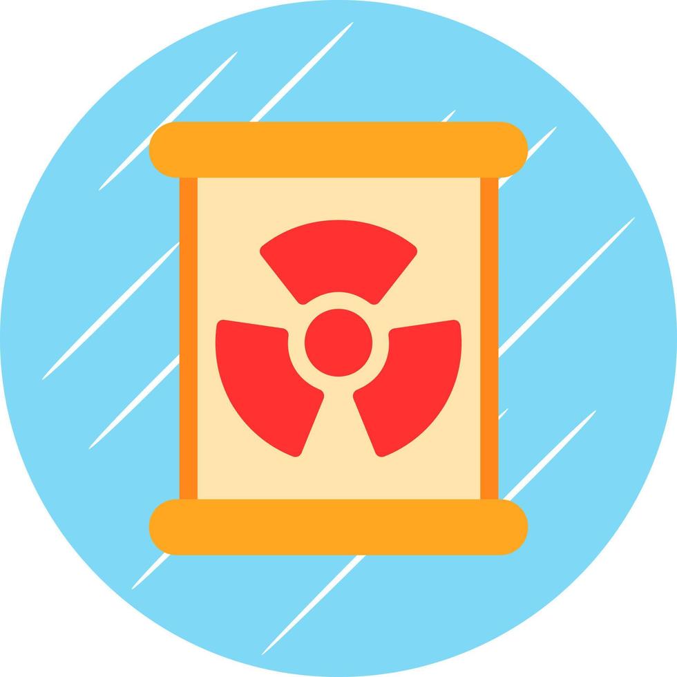 Toxic Waste Vector Icon Design