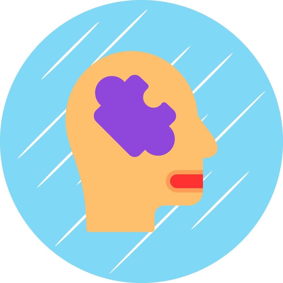 diseño de icono de vector de autismo