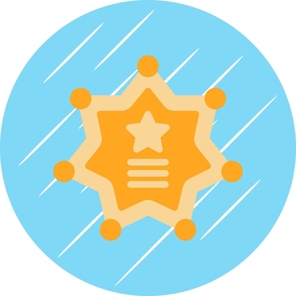Sheriff Vector Icon Design