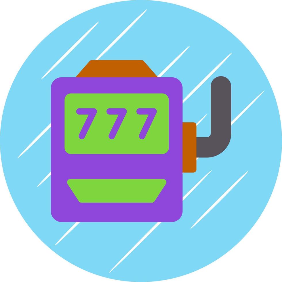 Slot Machine Vector Icon Design