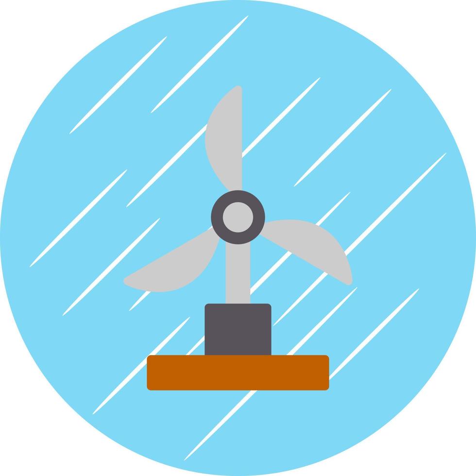 Windmill Vector Icon Design