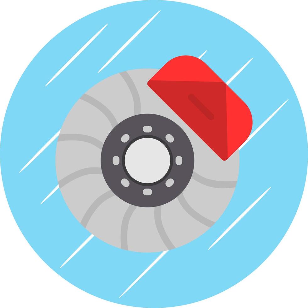 Brake Disc Vector Icon Design