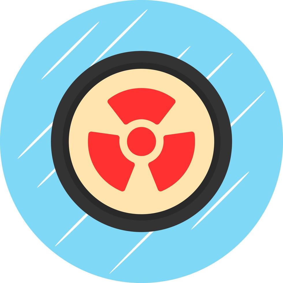 Radioactivity Vector Icon Design