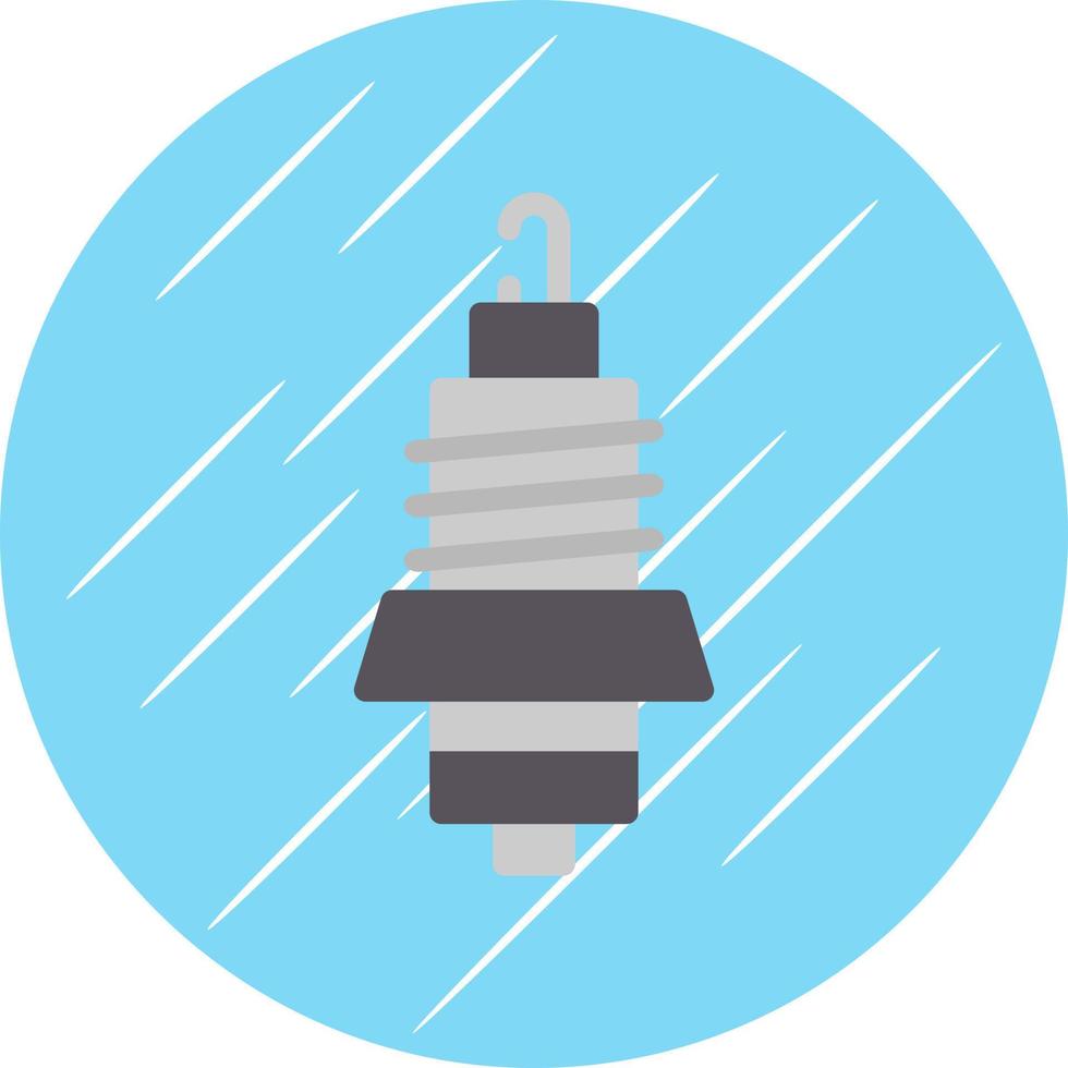 Spark Plug Vector Icon Design