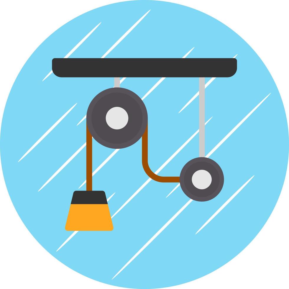 Pulley Vector Icon Design