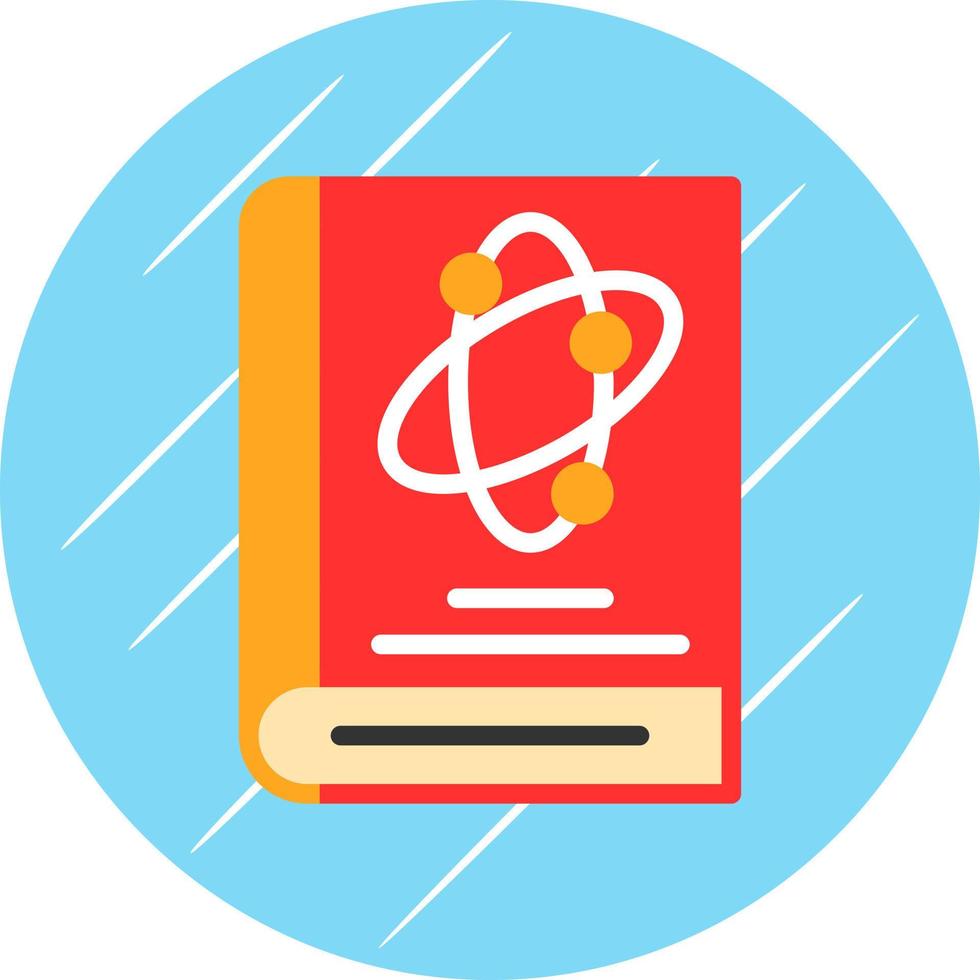 Science Book Vector Icon Design