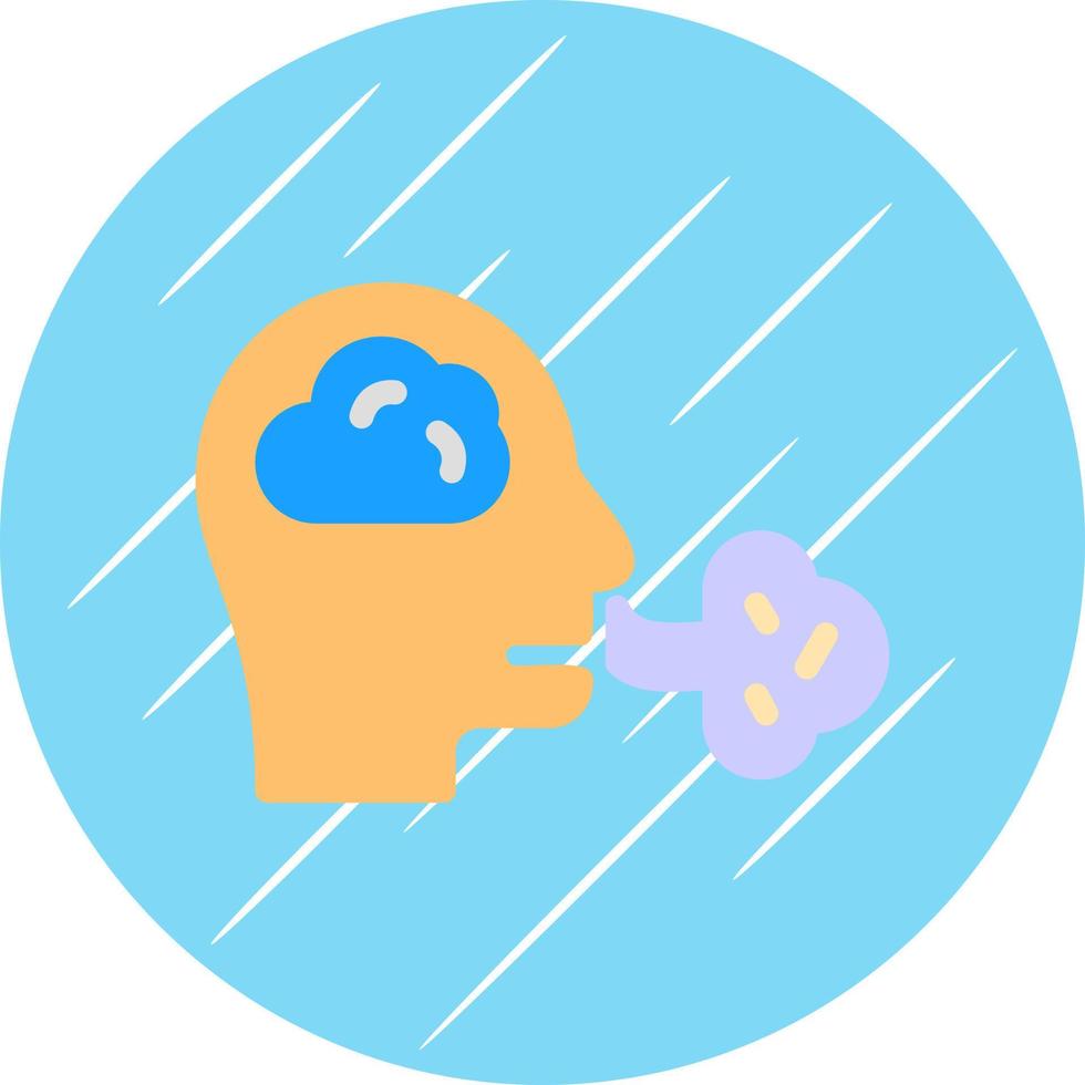 Inhale Vector Icon Design