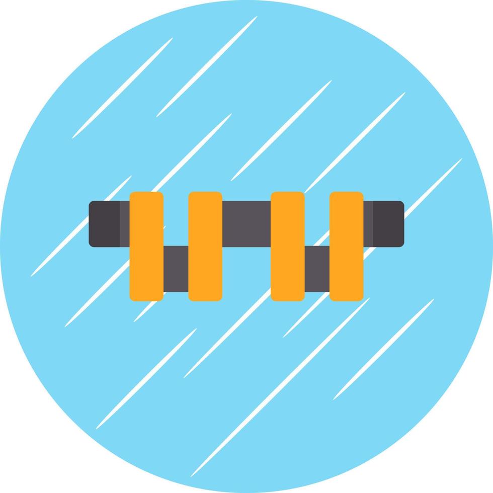 Crankshaft Vector Icon Design