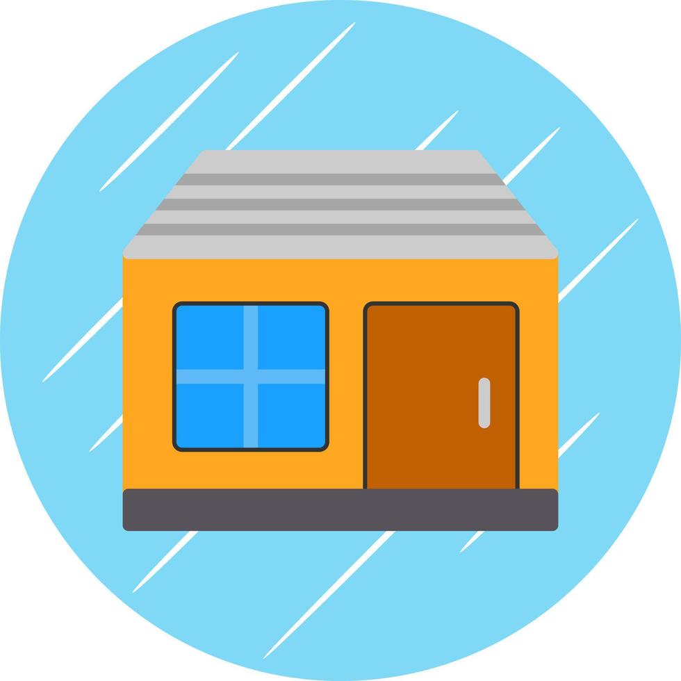 Shed Vector Icon Design