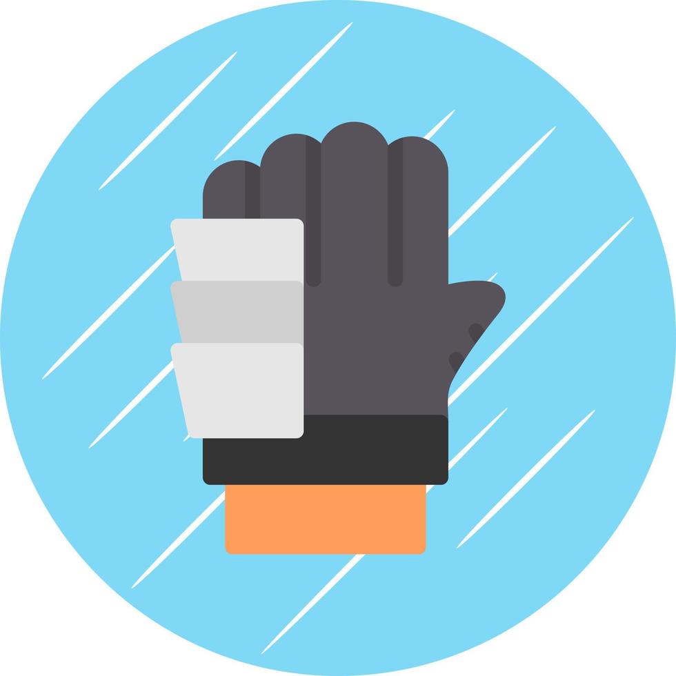 guantes, vector, icono, diseño vector