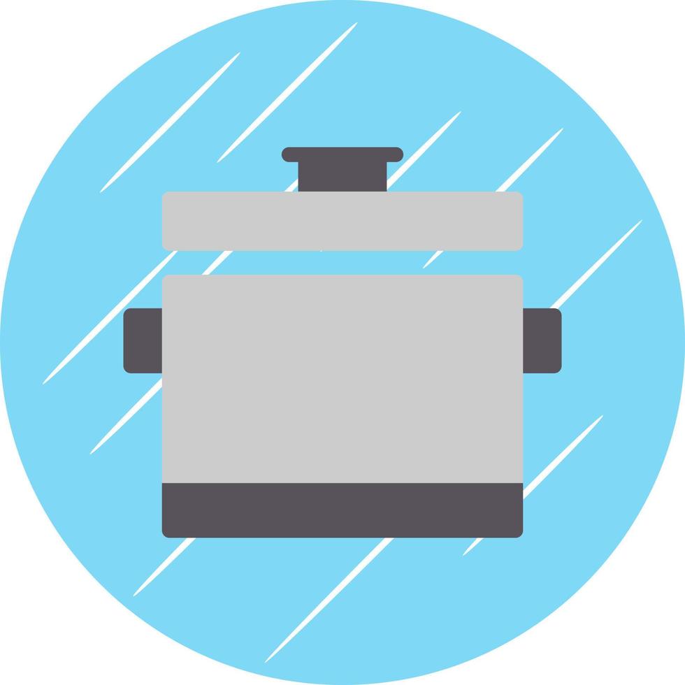 Cooking Pot Vector Icon Design