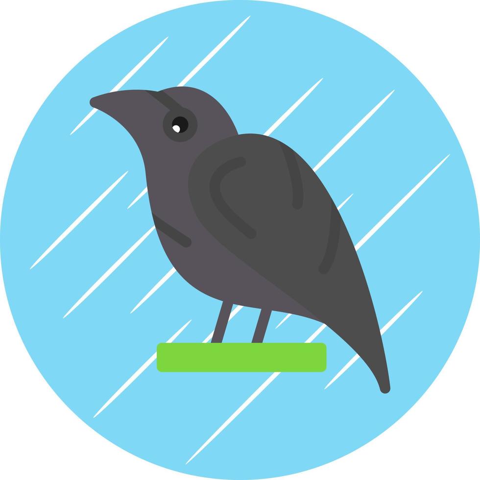 Raven Vector Icon Design