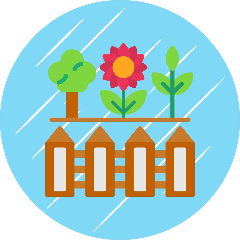 diseño de icono de vector de jardín