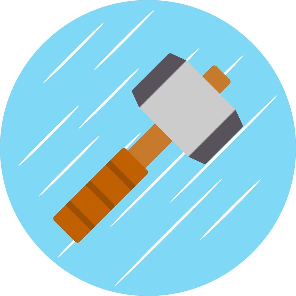 diseño de icono de vector de martillo de thor