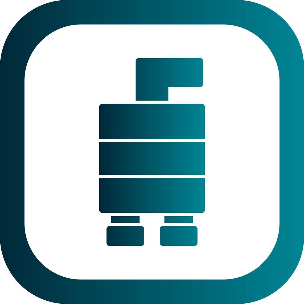 Exhaust Pipe Vector Icon Design