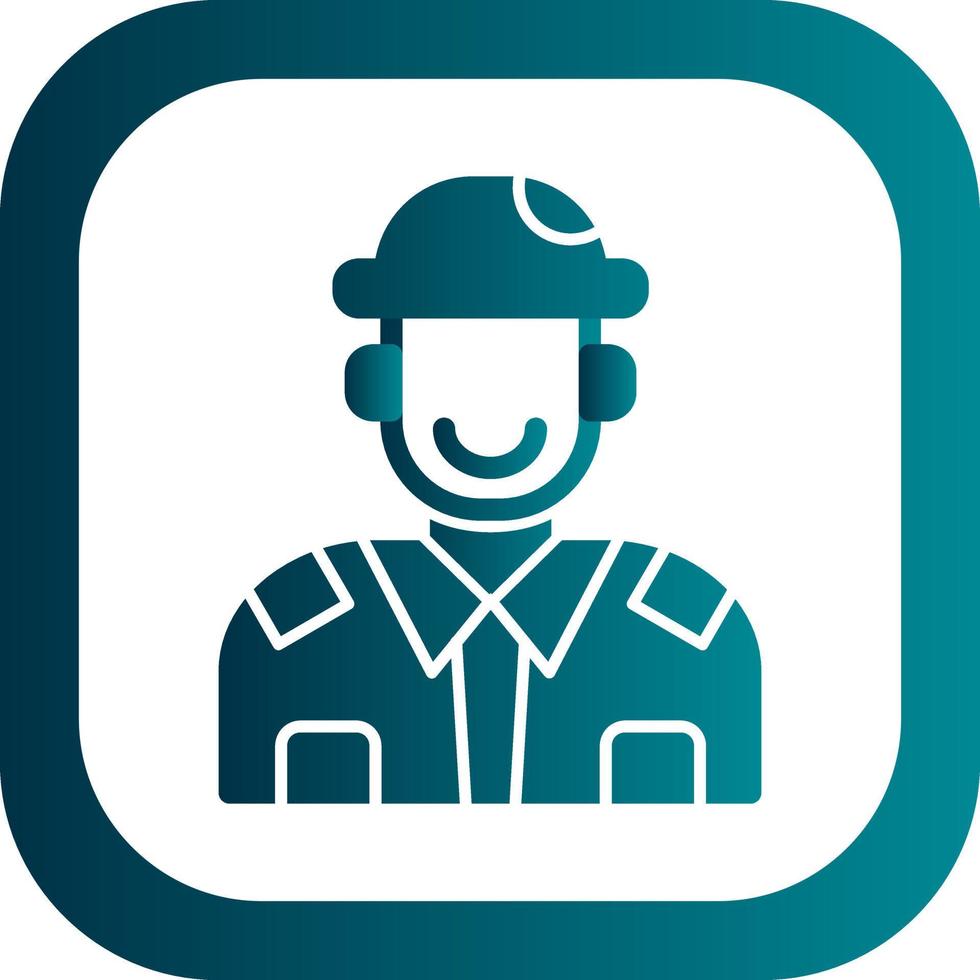 Soldier Vector Icon Design