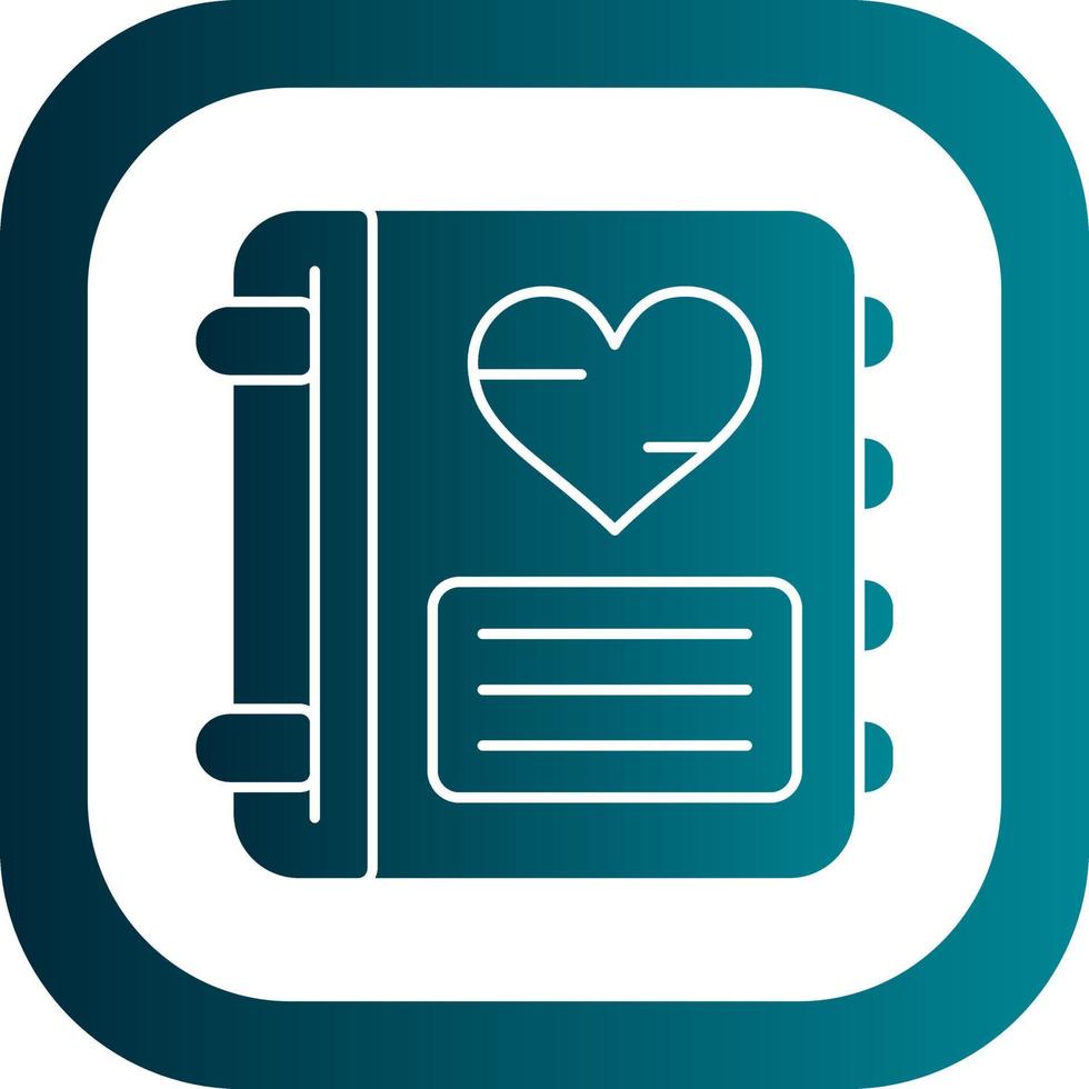 Diary Vector Icon Design