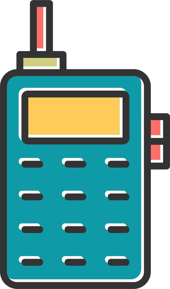 Old Phone Vector Icon
