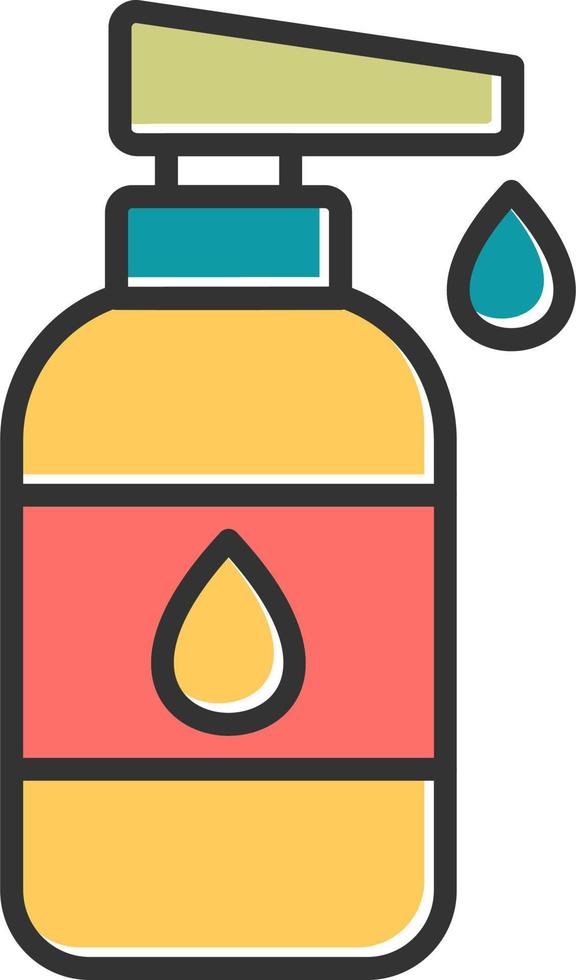 Baby lotion Vector Icon