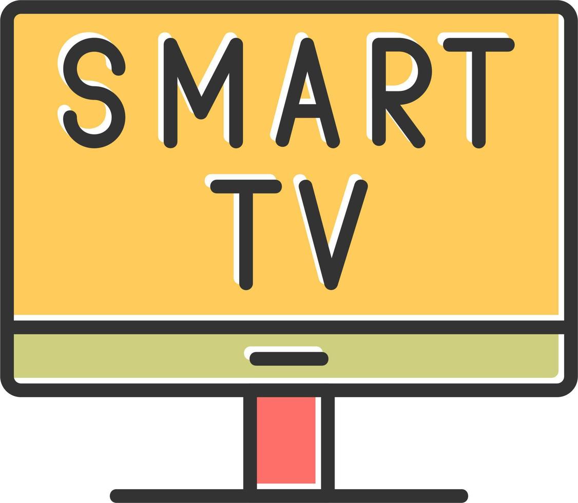 Smart Tv Vector Icon