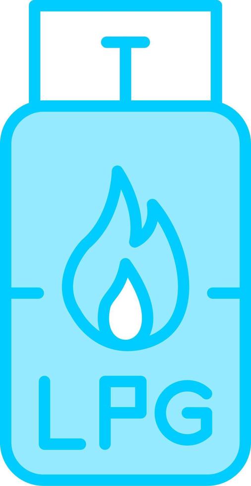 Gas Cylinder Vector Icon