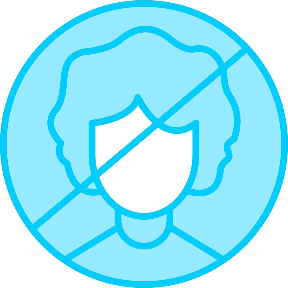 Person Not Allowed Vector Icon