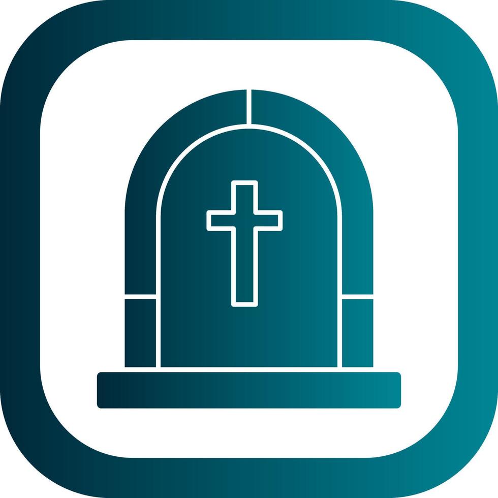 diseño de icono de vector funerario