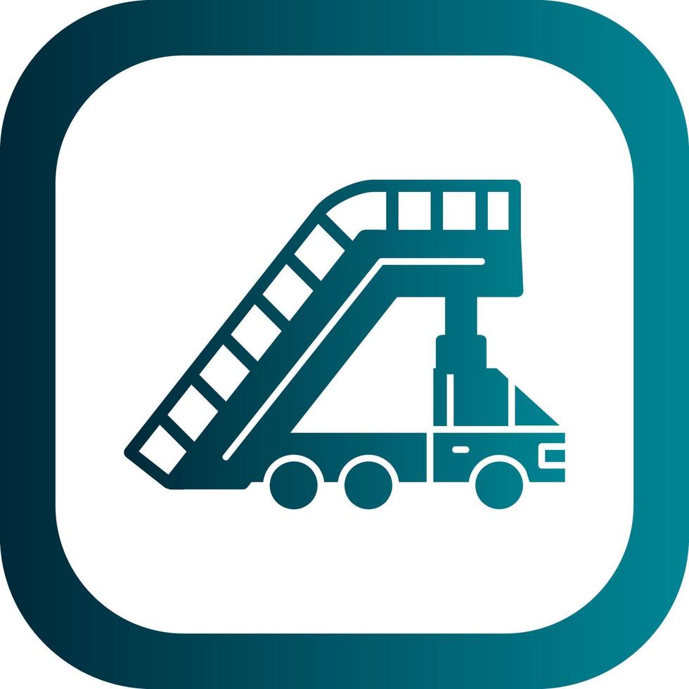 Stairs Vector Icon Design