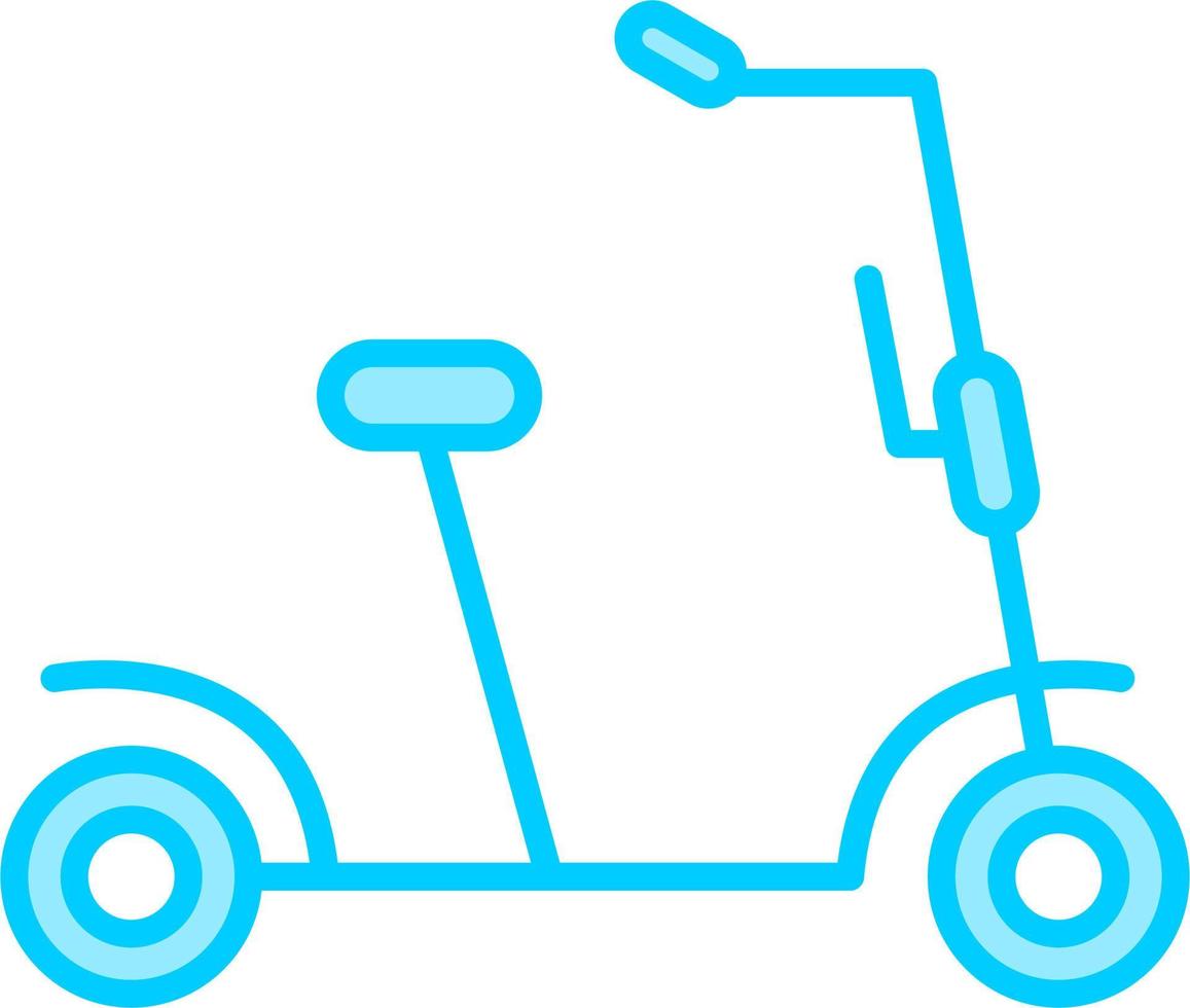 Kick Scooter Vector Icon