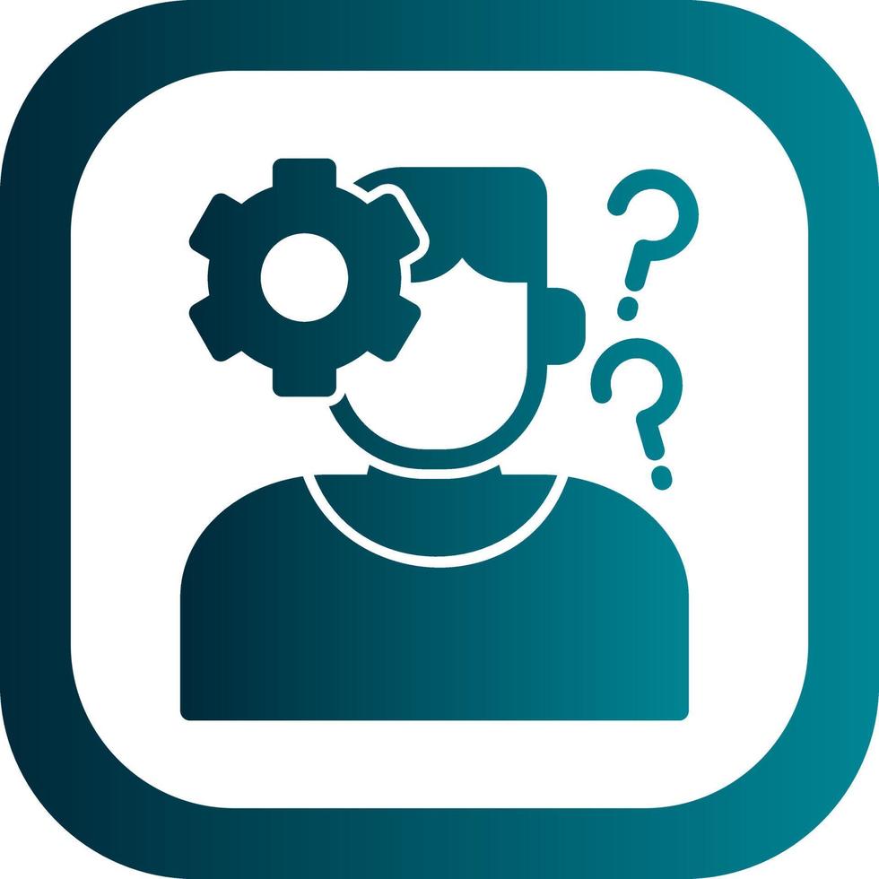 Hallucination Vector Icon Design