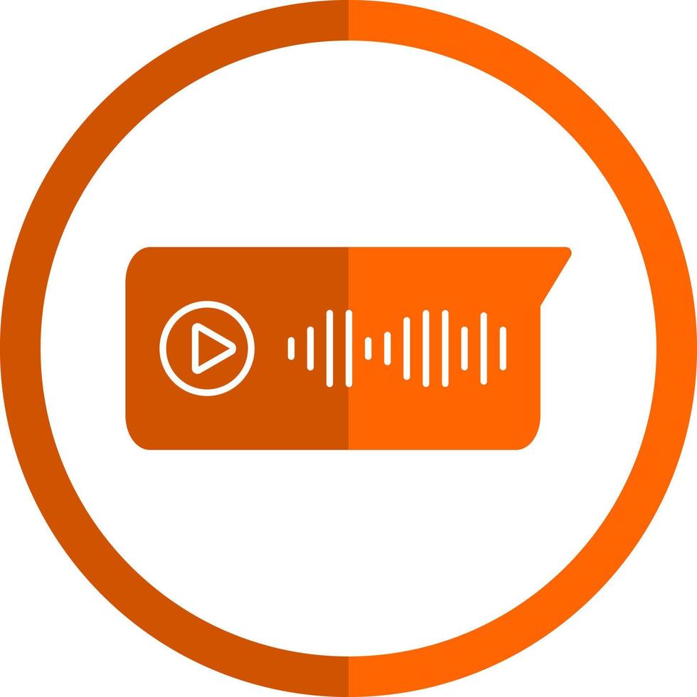 Voice Message Vector Icon Design