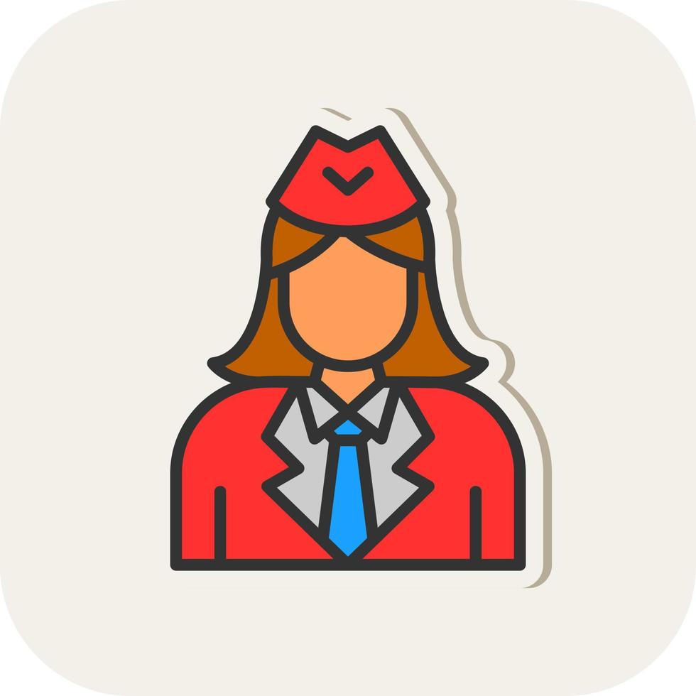Hostess Vector Icon Design