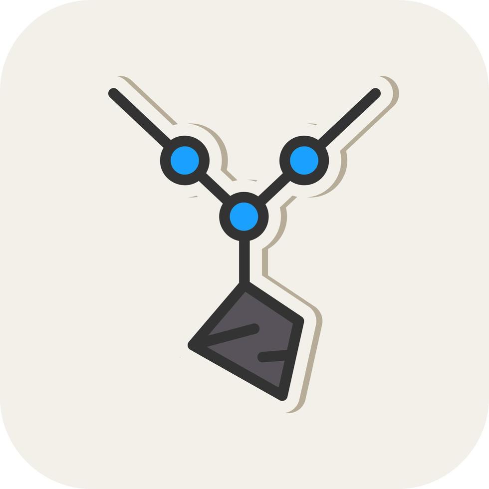 Amulet Vector Icon Design