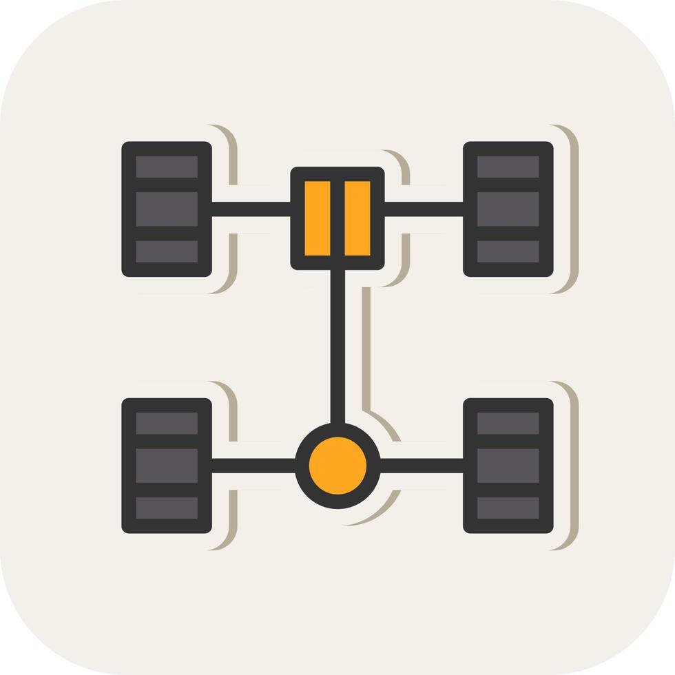 Chassis Vector Icon Design