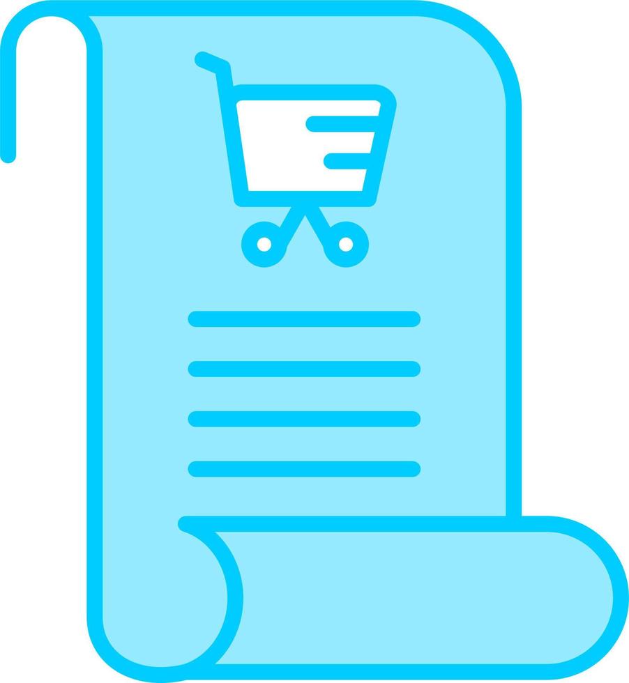 Shopping List Vector Icon