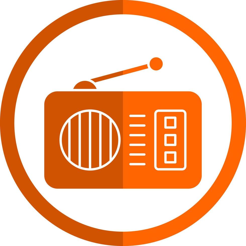 diseño de icono de vector de radio