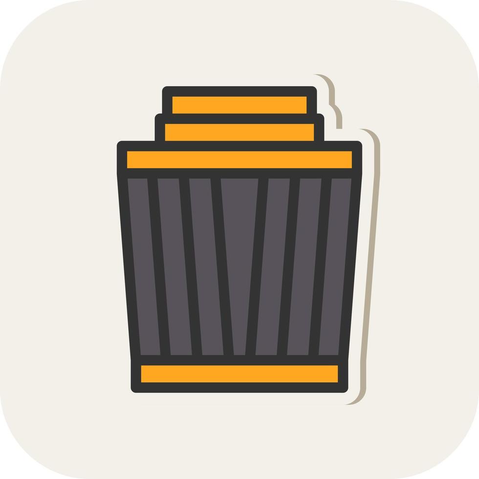 Air Filter Vector Icon Design