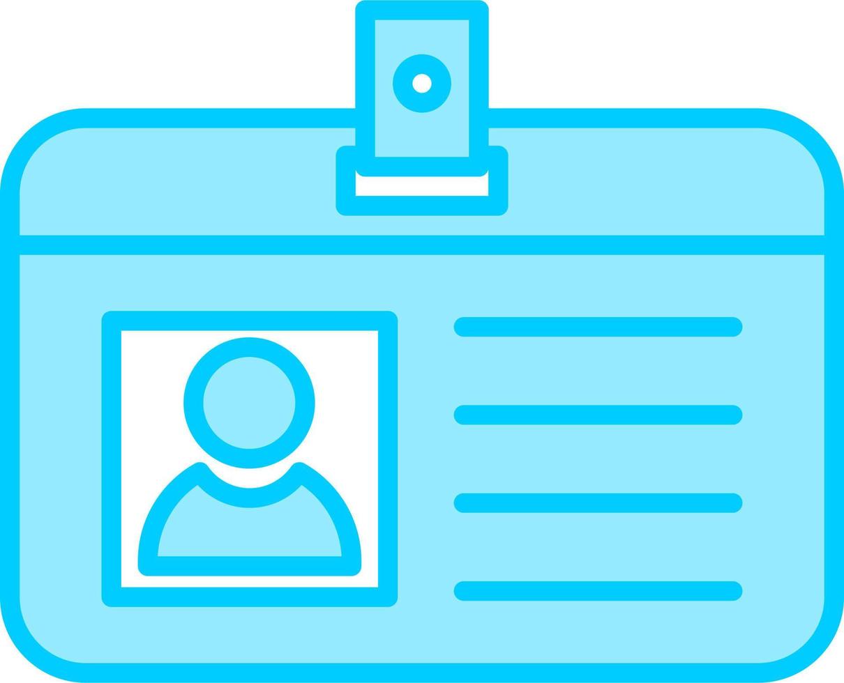Identification Card Vector Icon