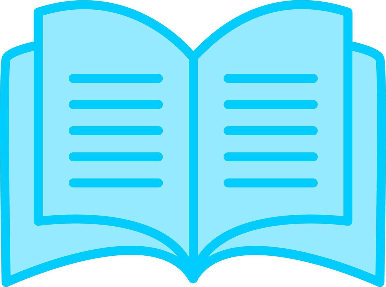 Open Book Vector Icon