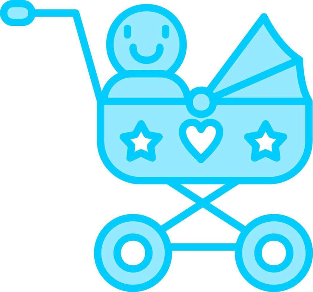 Baby Cart Vector Icon