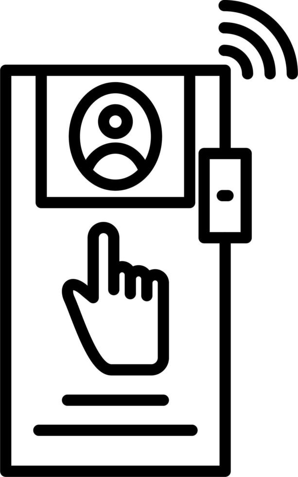 Door Camera Vector Icon