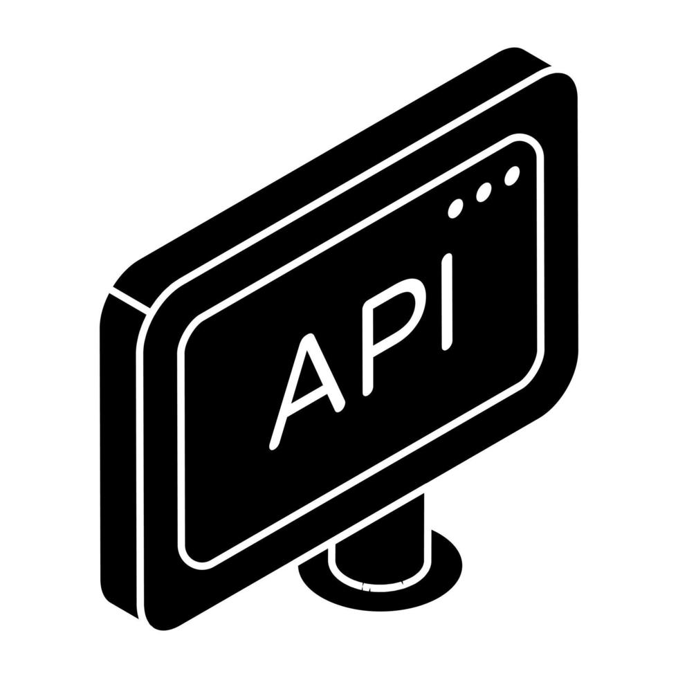 A perfect design icon of application programming interface 19972364 ...