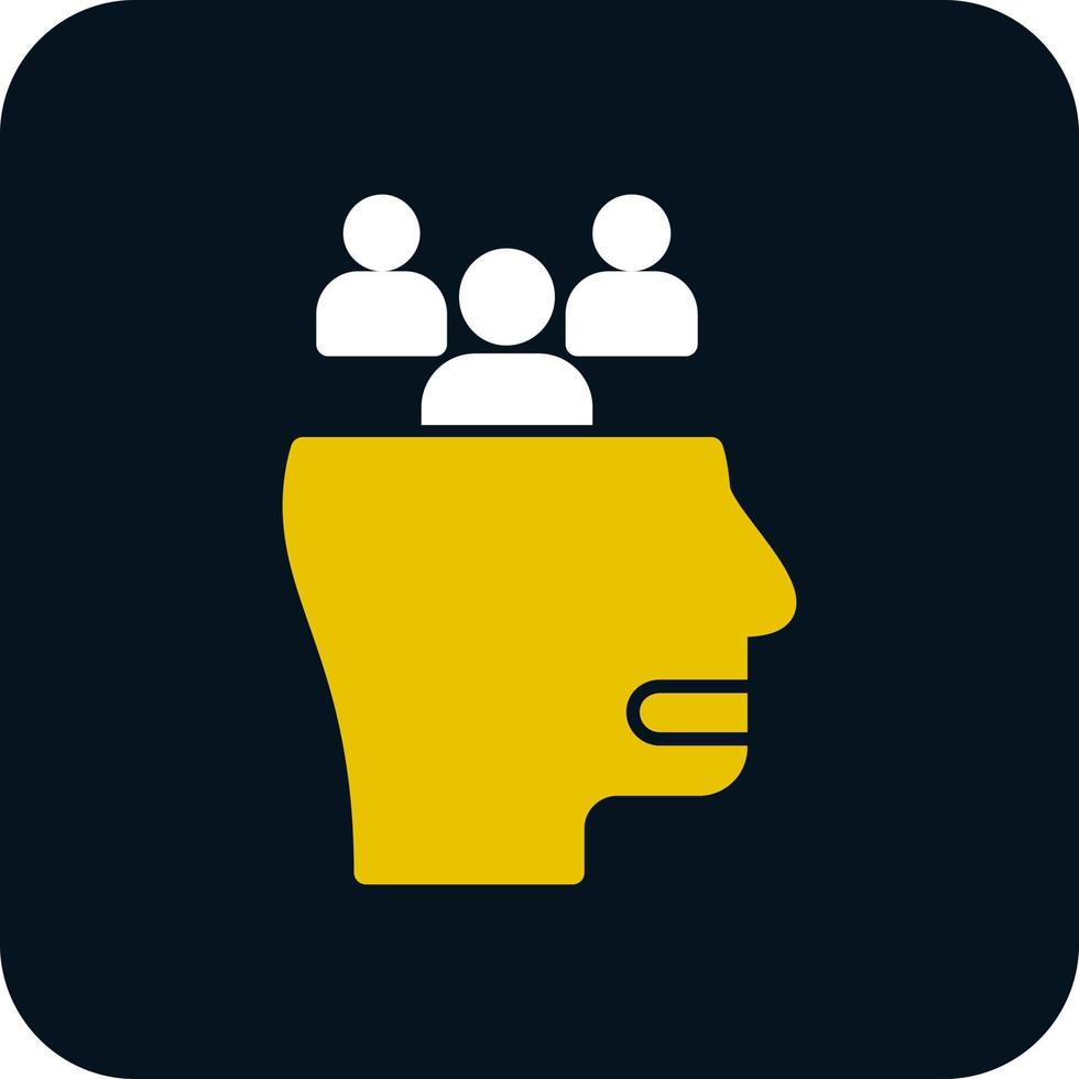 Social Anxiety Vector Icon Design