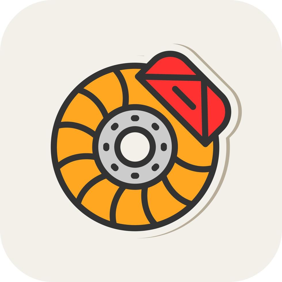 Brake Disc Vector Icon Design